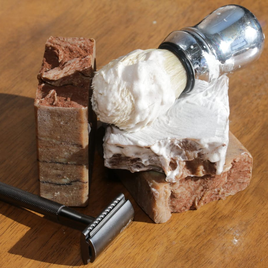 The Shaving Bar – Fragrance Free Traditional Shaving Soap (120g)