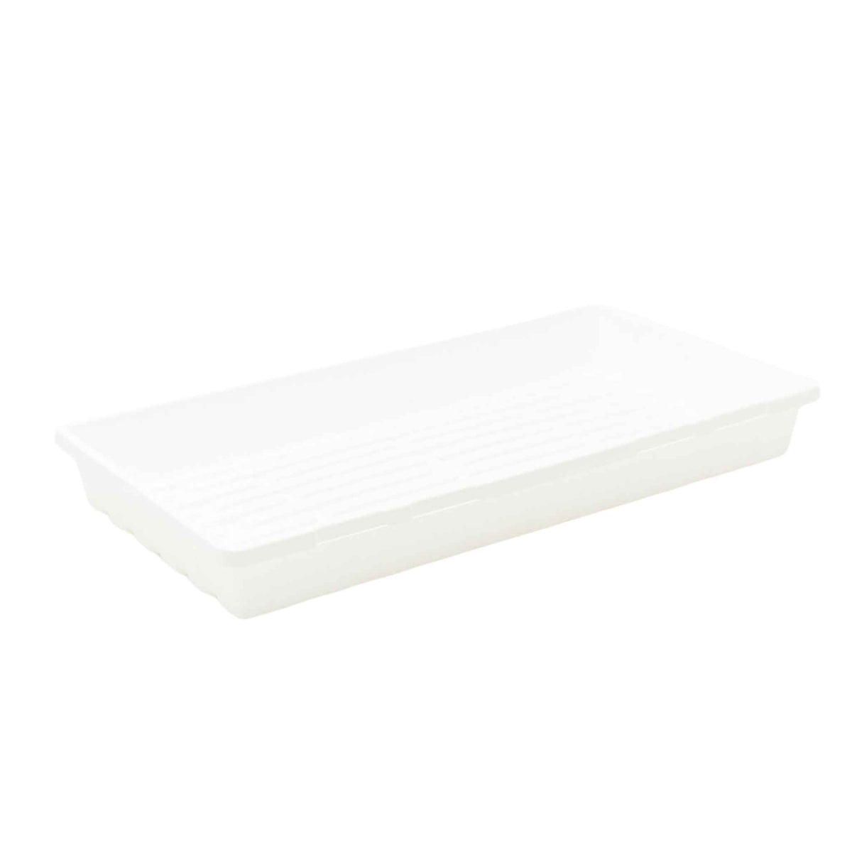White Bootstrap Farmer 1020 deep tray with no holes for bottom watering