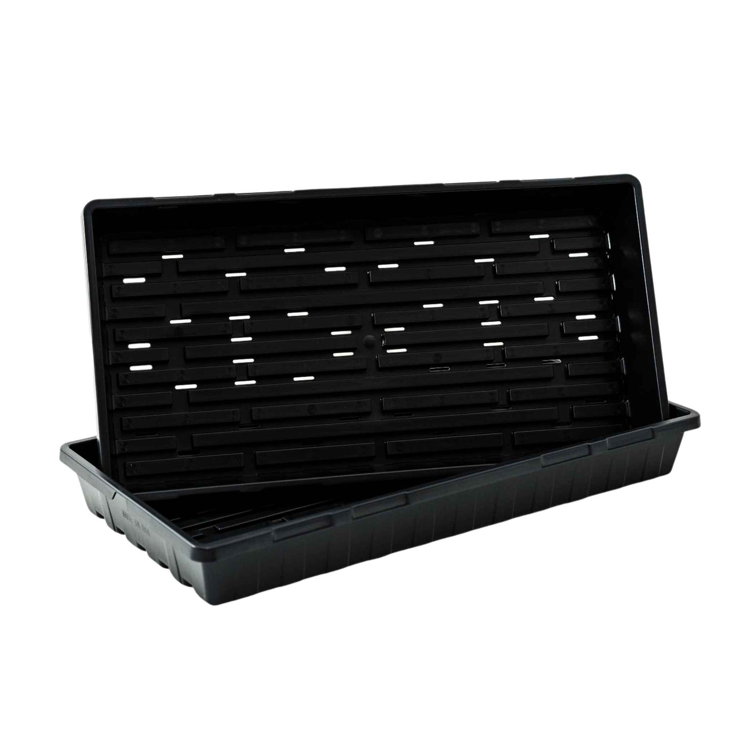 Black (The Standard): Heavy duty black 1020 deep microgreen tray - Bootstrap Farmer NZ