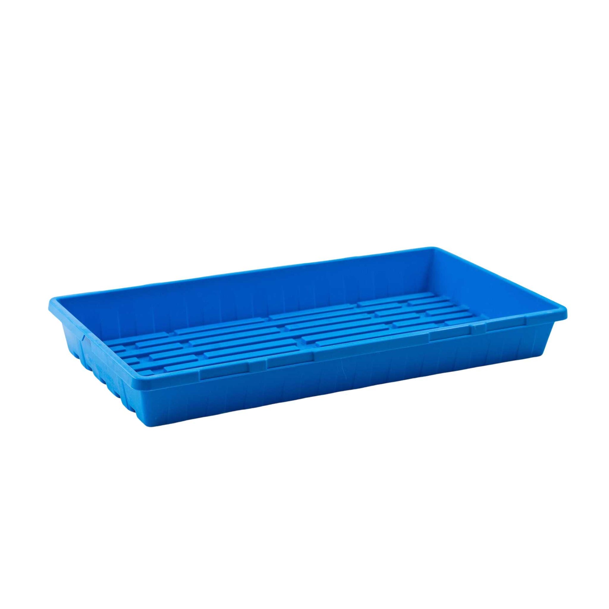 Blue 1020 deep reservoir tray no holes - bottom watering supplies NZ