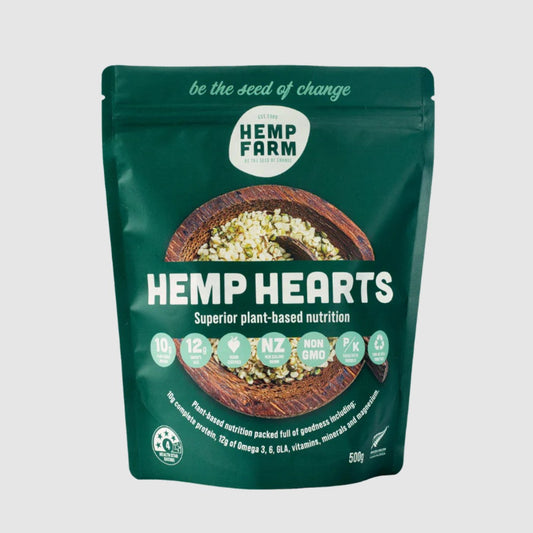 Hemp Farm® Organic Hemp Hearts – Shelled Hemp Seeds – 500 g / 1 kg