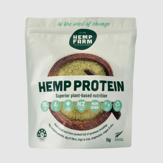 Hemp Farm Organic Hemp Protein – Plant Protein Powder – Plain (500 g / 1 kg)