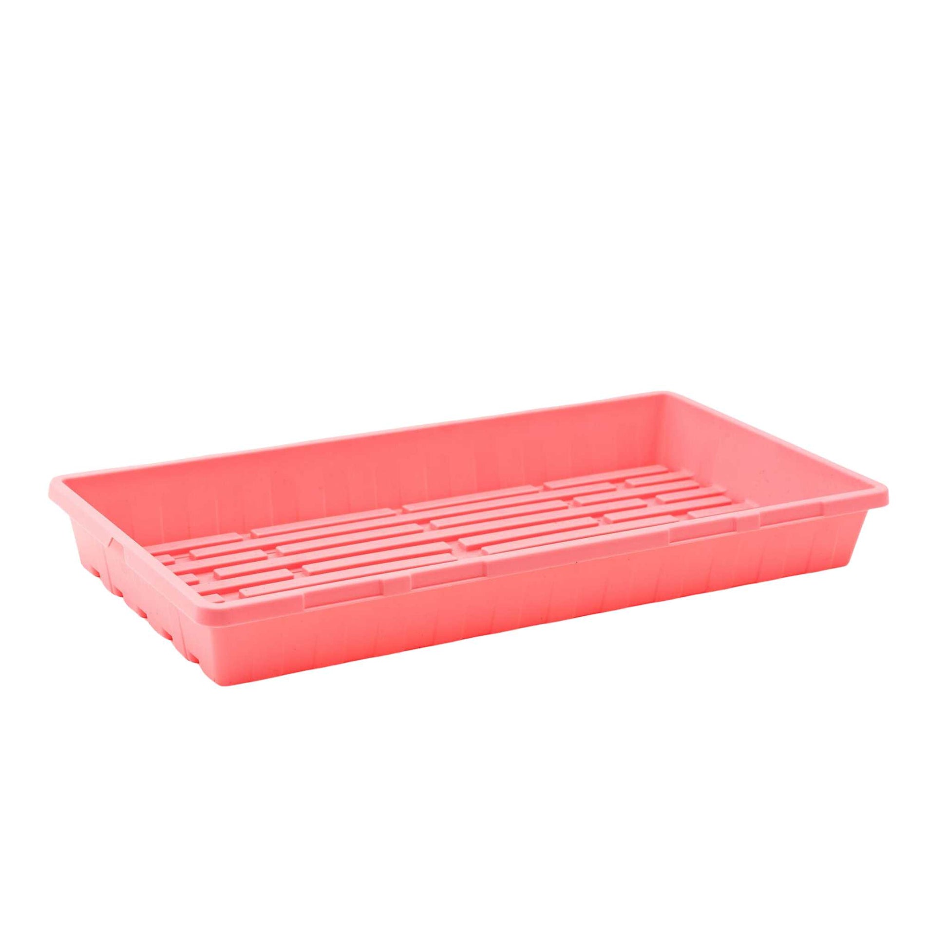 Pink microgreen tray 1020 deep - professional grade BPA-free NZ