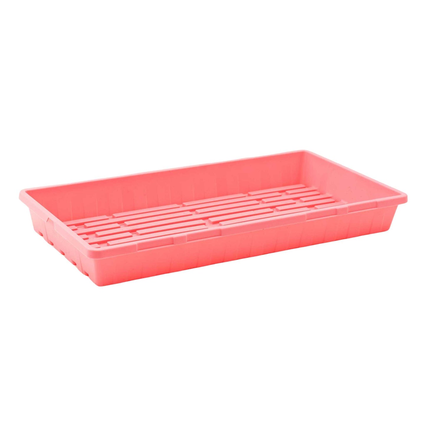 Pink microgreen tray 1020 deep - professional grade BPA-free NZ