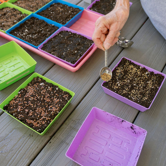 Mixing colors: Bootstrap Farmer 5x5 inserts for professional crop rotation