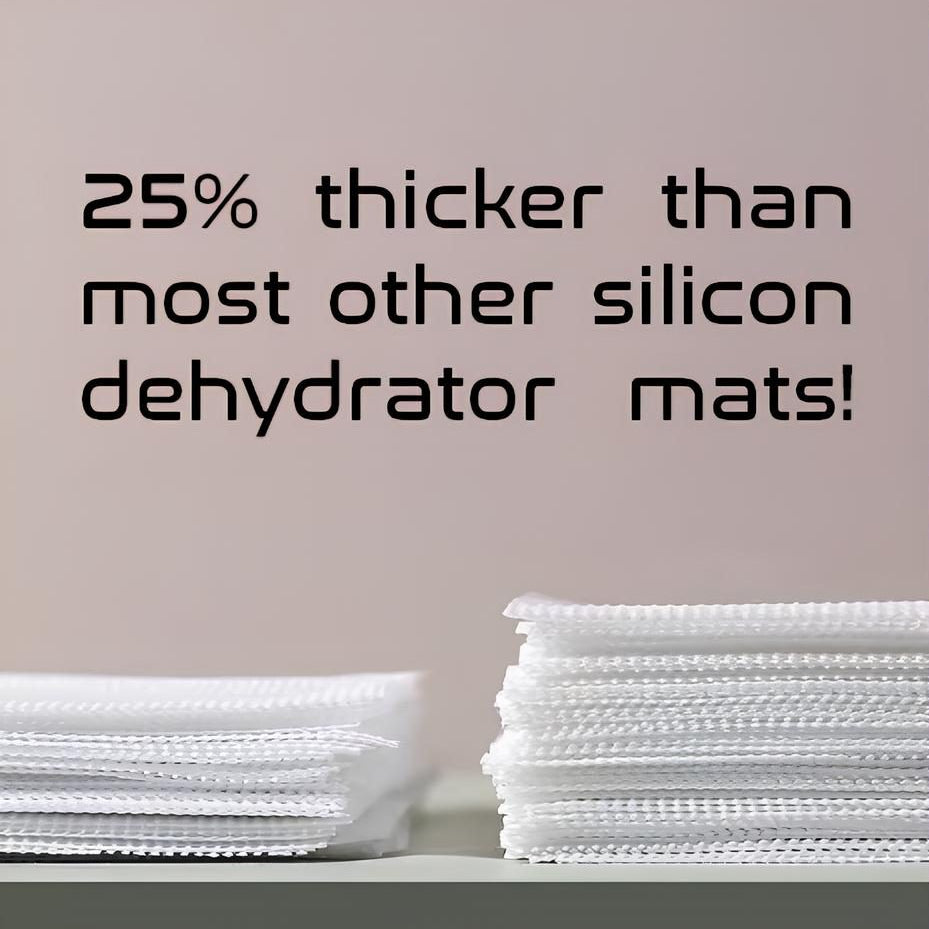 Close up of heavy duty food-grade silicone mesh for microgreen growing